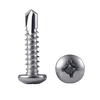 Sailotou customized 0304 stainless steel cross round head pan head drill tail screws for doors and windows aluminum alloy self-tapping self-drilling dovetail nails 410 stainless steel M4213 4000 pieces in a box