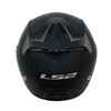 LS2 new motorcycle helmet quarter helmet electric moped four seasons large tail large size men and women half helmet OF608 matte black 4XL (recommended 63-64CM)