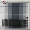 Mooke Perfect System Line Rail Three-Linkage Hanging Rail Sliding Glass Door Hidden Track Sliding Door Bedroom Door Kitchen Door Three-Linkage Hanging Rail (Plain Glass)/