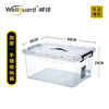 Weijia Portable Transparent Storage Box Visual Organizing Box Parts Box Auto Accessories Hardware Material Box Toolbox Warehouse Screw Box Office Trunk Car Storage Box Plastic Storage Box 20L Portable Transparent