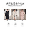Yalu Fox Fur Collar Thickened Down Jacket Women's Long Over Knee 2025 Winter New Women's Fashion Loose Hooded Jacket White L 165