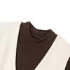 Fragment (dribs&drabs) fragment suit for women 2024 winter new style new national style buckle v-neck vest half turtleneck knitted skirt complete set coffee white 160/84A/M