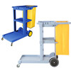 BAIYUN CLEANING AF08170B gray trolley shopping mall property cleaning hotel tools garbage truck guest room cleaning cart multi-purpose trolley