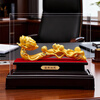 HUI XUAN LI velvet gold Ruyi ornaments housewarming opening gift new Chinese style living room entrance TV wine cabinet office decorations