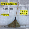 Customized bamboo broom outdoor splendens leafless large area factory workshop David sweeps the street golden branch bamboo broom