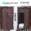 Suitable for hotel room linen cart, work cart, linen bag, hotel canvas Oxford cloth service cart cleaning, brown (regular)