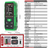 Delixi Electric two-way infrared laser distance meter high-precision household electronic ruler indoor and outdoor distance measuring meter green light two-way measurement 120 meters lithium battery
