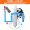 Jiumu Wangshijia exposed hot and cold water mixing valve faucet all-copper shower set solar water heater mixing valve stainless steel exposed reverse thick 304 shower set