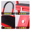 Bun Peng herringbone ladder household folding telescopic climbing height 2 meters thickening strong seven-eight step armrest red six-step ladder thickened material no specifications