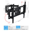 TV stand, monitor stand, TV hanger, TV hanger, TV telescopic hanger, suitable for Coolka, Sharp, Konka, Xiaomi, Hisense Skyworth TV 75 inches, telescopic rotating six-arm model, suitable for 40-80 inches