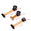 Ouhuayuan ov2640 camera module 2 million pixels DVP interface ESP32 microcontroller supports YUV JPGE output OV2640 camera 120 degrees 21mm