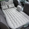 Yupinjia Car Inflatable Bed Car Back Seat Sleeping Mat Travel Mattress Air Cushion Bed Sleeping Back Seat Rear Seat Mattress Car Mattress Wave Pattern Gray + Long Support + Electric Pump