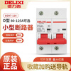 Delixi air switch D type high current dz47 household 2P high power switch 100a circuit breaker 220 100A 2P