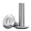 Tianzhuo Hardware 304 stainless steel furniture large flat head hexagonal head bevel screw round head bevel screw bevel bolt M2-M12 M4*70-10 pieces