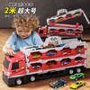 Enbe family children's toy car 3-6 year old boy alloy car ejection rail transport fire deformation truck New Year gift