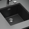 SCHOCK Greenwich N-100 third generation granite sink island kitchen quartz stone above and under counter basin Puro Puro black