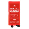 Mingdian top-grade fire-extinguishing blanket 1.5M*1.5M silicone material, highly efficient flame retardant, used with fire extinguishers, home, car, factory emergency