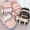 Pull back large-capacity schoolbag female junior high school student college student backpack high school student niche primary school student third to sixth grade backpack