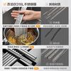 SUPOR 316L stainless steel chopsticks household high-end non-slip high temperature resistant metal chopsticks set portable tableware 316L stainless steel chopsticks 5 pairs