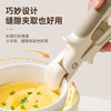 Double gun (Suncha) two-in-one anti-scalding plate clamp, kitchen silicone plate clamp, non-slip insulated plate lifter, pearl white