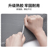 Haoskop hollow anti-slip floor mat 0.9m*1m*4.5mm thick gray bathroom toilet kitchen drainage anti-slip wear-resistant mud scraping outdoor S-type PVC floor mat can be cut