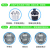 16mm metal toggle switch 2-position lighted lever type self-locking rocker toggle button two-color button switch green light 12-24V stainless steel