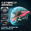 AVA Red Arrow motorcycle helmet motorcycle winter 3C safe riding anti-collision warm full-face helmet Bluetooth headset all-in-one four seasons electro-optical powder (transparent lens) + free Senna Bluetooth large-L size suitable for head circumference 56-57cm