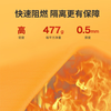 Fire blanket 1m*1m silicone fire blanket fire blanket kitchen home commercial hotel office building fire escape fiberglass fire blanket insulation flame retardant national standard thickened silicone fire blanket 1m*1m-boxed