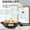 Kangshu Sunflower Household Casserole Gas Stove Open Flame High Temperature Resistance Dry-cooked Claypot Rice Gas Stove Special Soup Pot Casserole Heat Resistant Sunflower Casserole Servings 3-5 3.3L
