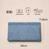 OIMG Large Capacity Women's 2025 New Cash Wallet Simple Coin Purse Lipstick Key Automatic Closing Storage Bag Dark Blue
