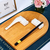 Haofanjie Chopstick Holder Chopstick Holder Ceramic Stand Chopstick Holder Dining Table Chopstick Stand Chopstick Holder Chopstick Pillow Male Chopstick Spoon Rest 4 Pack Ceramic Chopstick Spoon Holder