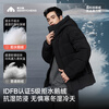 Meili City Luzhuo Same Style Down Jacket Men's Thickened Warm Versatile Goose Down Top Jacket 009 Obsidian Black XL