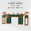 Harmony Home New Chinese-style solid wood offering table altar with raised head case purple gold sandalwood in the central hall six-piece set home living room table entryway strip case/offering table/sacred table (horseshoe leg design) assembly