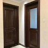 African red walnut log door bedroom door set room interior door new Chinese style painted solid wood door whole house customization walnut log customization