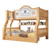 St. Burton free installation children's bunk bed solid wood high and low bed bunk bed bunk bed two-layer wooden bed double bed ladder cabinet + bookshelf + double drawer + mattress upper 130 lower 150