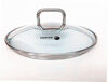 Fagot thick visible explosion-proof with wok and soup pot 304 stainless steel tempered glass size see-through pot lid 16cm