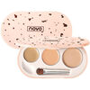 NOVO three-color concealer covers spots, dark circles, acne marks, and fine lines for men and women, powerful giant concealer palette 01 light skin tone