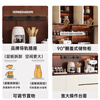 Yueling Yaju solid wood sideboard against the wall integrated storage cabinet living room multi-functional wine cabinet storage cabinet tea cabinet can be customized 1.8*2.0 meters high four-door sideboard -ENF level.