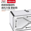 DELIXI ELECTRIC stainless steel tool box storage box car home storage box thickened hardware iron box portable medium size
