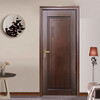 Oak solid wood painted door bedroom door Chinese style light luxury interior door hotel villa room door bathroom door custom rubber wood painted door 1
