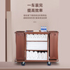 Huili Customized Hotel Linen Cart Bag Cleaning Cart Cleaning Work Cart Room Service Cleaning Tool Cart Carpet Wheel Bilateral Style