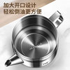 I VE Germany 316 stainless steel oil kettle filter oil kettle large capacity household filter oil residue anti-leakage oil storage kettle 1500ml small 316 stainless steel oil filter kettle