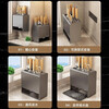 Youqin knife rack storage rack gun gray kitchen knife rack countertop chopstick cage integrated storage rack wall-mounted knife holder upgraded version
