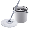 David spin mop 35cm telescopic pole 99-127cm 2 thickened mops N11 single barrel wash and remove in one does not occupy space