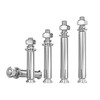Tianzhuo Hardware National Standard 304/201/316 stainless steel expansion screw bolt lengthened expansion tube nail outer tube M6M8M10 304 M8*150 1 piece