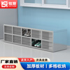 Kaiyuan 201 double-sided 20-grid stainless steel shoe cabinet factory dust-free workshop locker room shoe and clothing storage storage cabinet KY-XG12