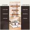 Hanxiao thickened food grade 316 stainless steel soup pot induction cooker hot pot special pot household edge stove hot pot basin 316 extra thick soup pot five-piece set 32cm