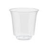 Rice rattan disposable cup 130ml thickened hard plastic transparent high-end aviation cup food-grade tea drink wine cup 100ml disposable wine cup 5 packs 150 pieces in total high-end aviation cup quality guaranteed to compensate for damage