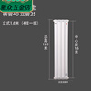 Paiqin copper-aluminum composite radiator household water heating radiator wall-mounted central heating for living room and bedroom large water channel heating copper and aluminum 80-80 Chinese knot ordinary style 25 risers vertical center distance 1.8 meters high 6 pieces in a set