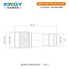 XINQY TNC-JK RF coaxial attenuator DC-6GHz power 3W fixed attenuation head 1-30/40dB DC-6GHz power 3W attenuation value 3dB